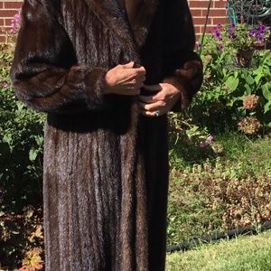 Full length mink coat